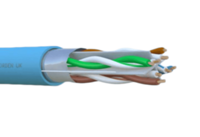 Category 6 U/UTP 4 Pair 23AWG Cable LSZH Blue(Roll Length