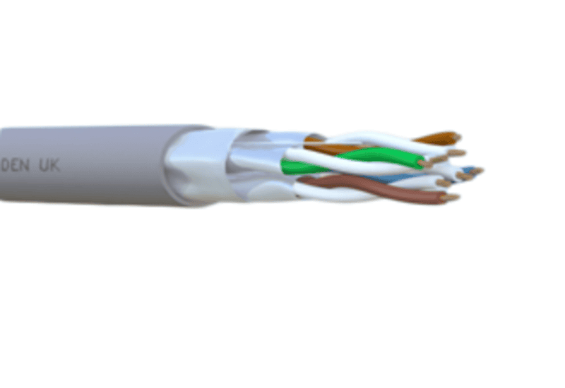Category 6a  F/FTP 4 Pair Cable PVC (Roll Length :  305)(MOQ-35 Rolls)