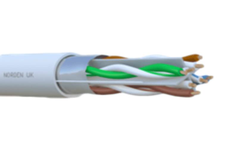 Category 6a F/UTP 4 Pair Cable LSZH (Roll Length : 500 Meter) (MOQ 35 Rolls)