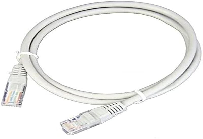 Cat.6,  U/UTP patch cord, molded, with snag proof, 0,5m length, grey