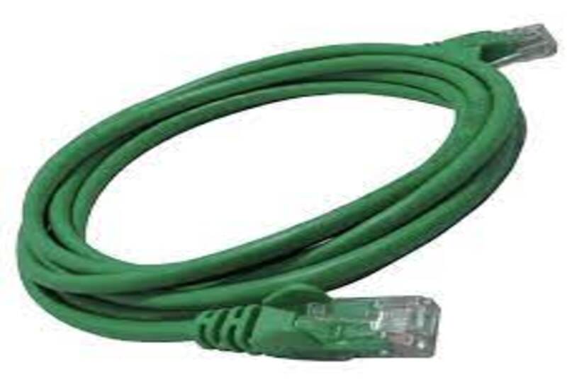 Patch cord category 6 A - S/FTP shielded - LSZH - length 1 m - green