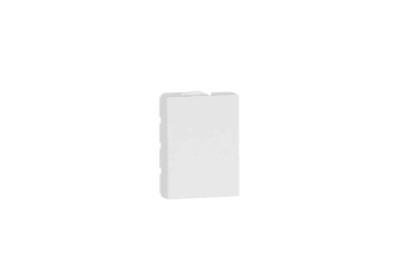 Blank module Arteor - square - 1 module - white