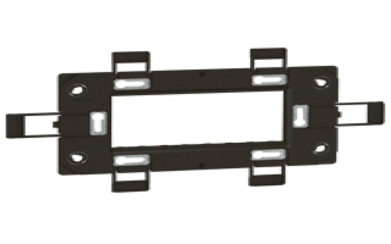 Support frame Arteor - for German/French boxes - 6 horizontal modules