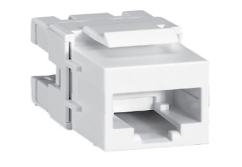 Legrand Mosaic 0 765 51 Presa RJ45 Cat.5e UTP, Colore Bianco, Connessione Senza Utensili LCS2