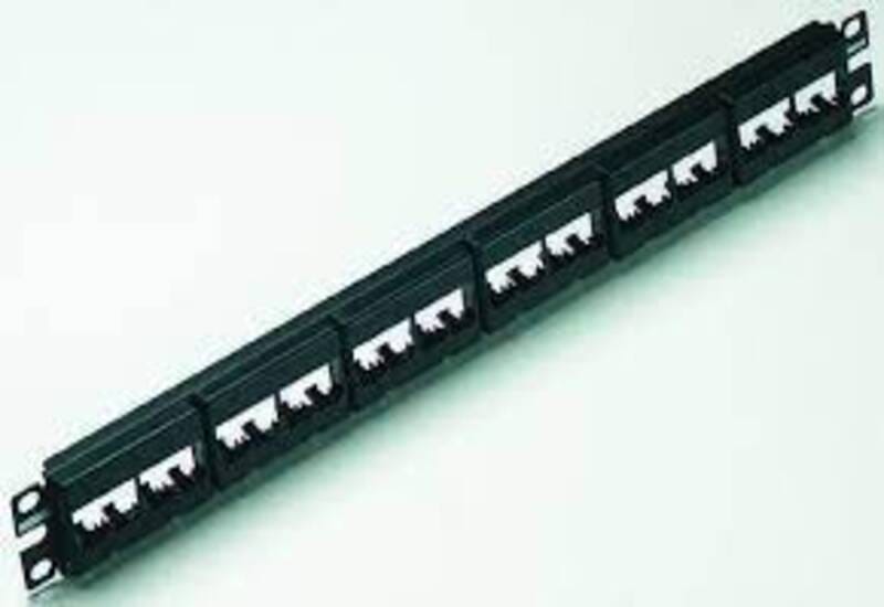 Patch panel 24 Ports, Unloaded