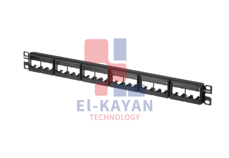 Patch panel 24 Ports with Labels, Unloaded